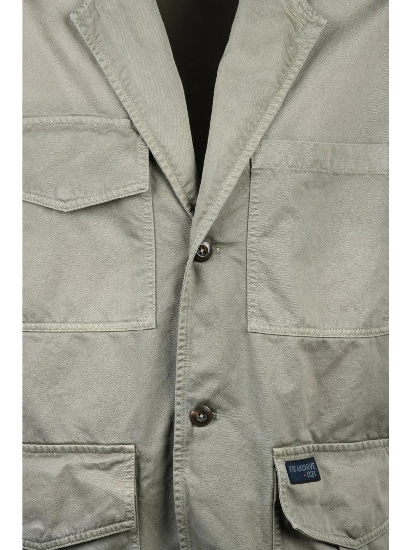 Fay Archive Fay Archive Vintage Canvas Jacket - Sage Green