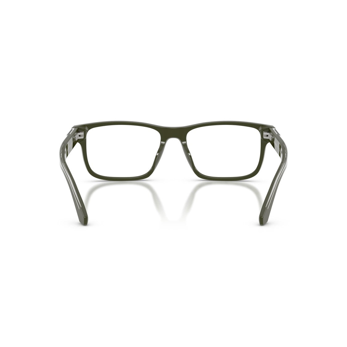 Emporio Armani 0Ea3265u Rectangular Olive Green Acetate Eyeglasses