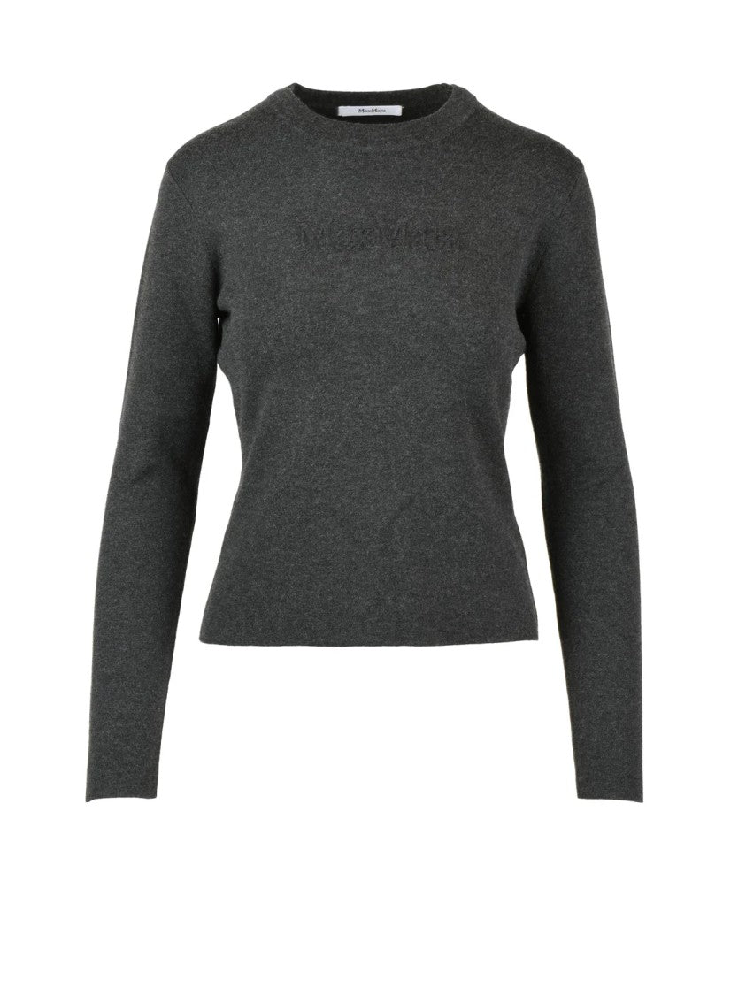 Max Mara Fitted Long-Sleeve Base Layer Top In Soft Knit Fabrication