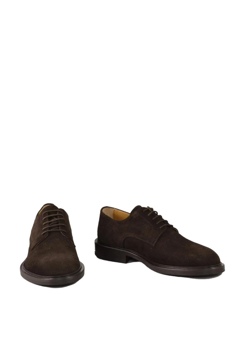Testoni Bologna 1929 Suede Lace-Up Shoes - Brown