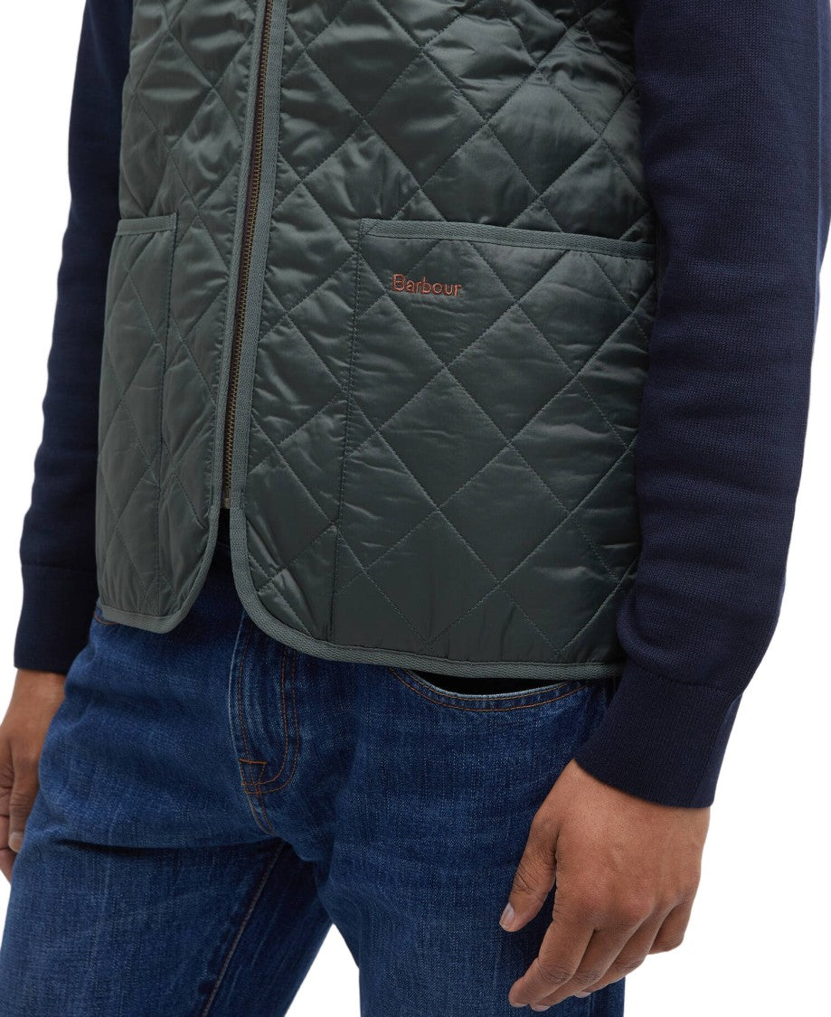 Barbour Quilted Zip-In Waistcoat With Versatile Design