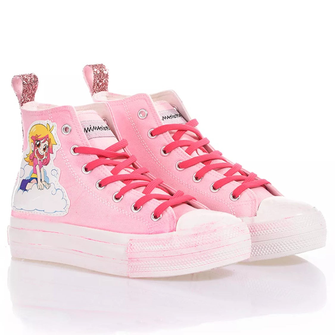 Mimanera Airlines Platform Pink Sneaker