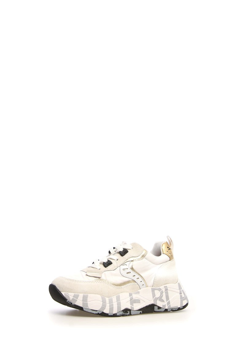 Voile Blanche Trekking-Inspired White Sneakers With Technical Fabric