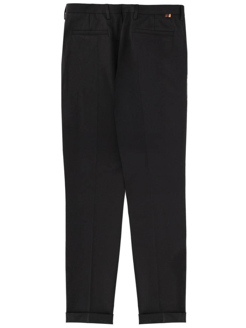 Paul Smith Cotton Tailored Slim Straight-Leg Pants