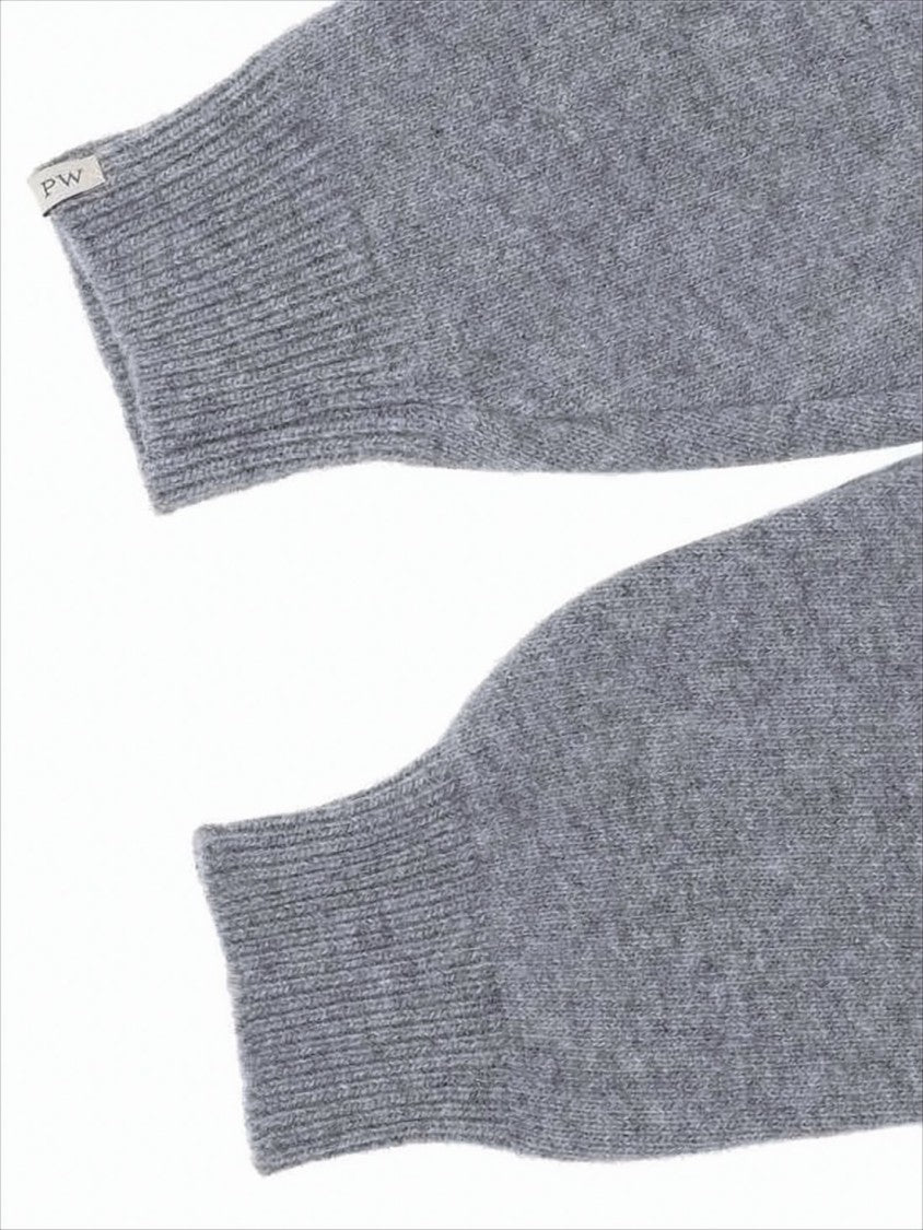 Paloma Wool Moix Ribbed Detail Merino Wool Scarf