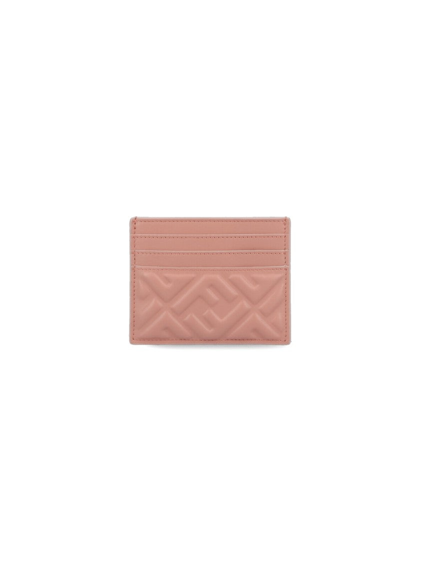 Fendi "Baguette" Flat Card Holder – Pink