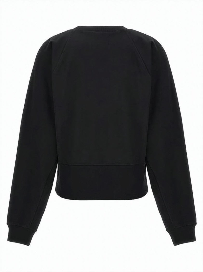 Vivienne Westwood Cropped Black Long-Sleeve Sweatshirt With Embroidered Emblem