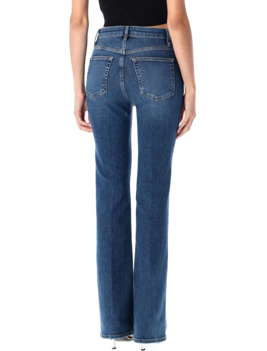 Frame Medium Blue Straight-Fit Jeans