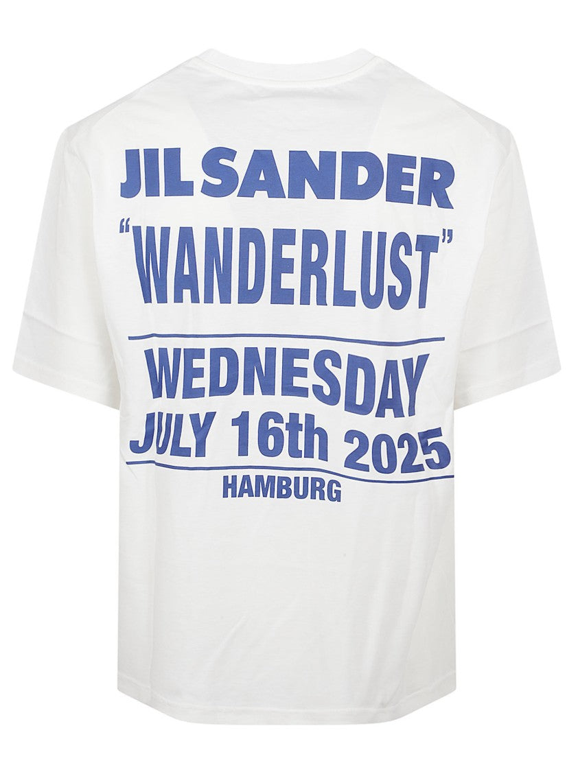 Jil Sander Oversized Printed Cotton T-Shirt
