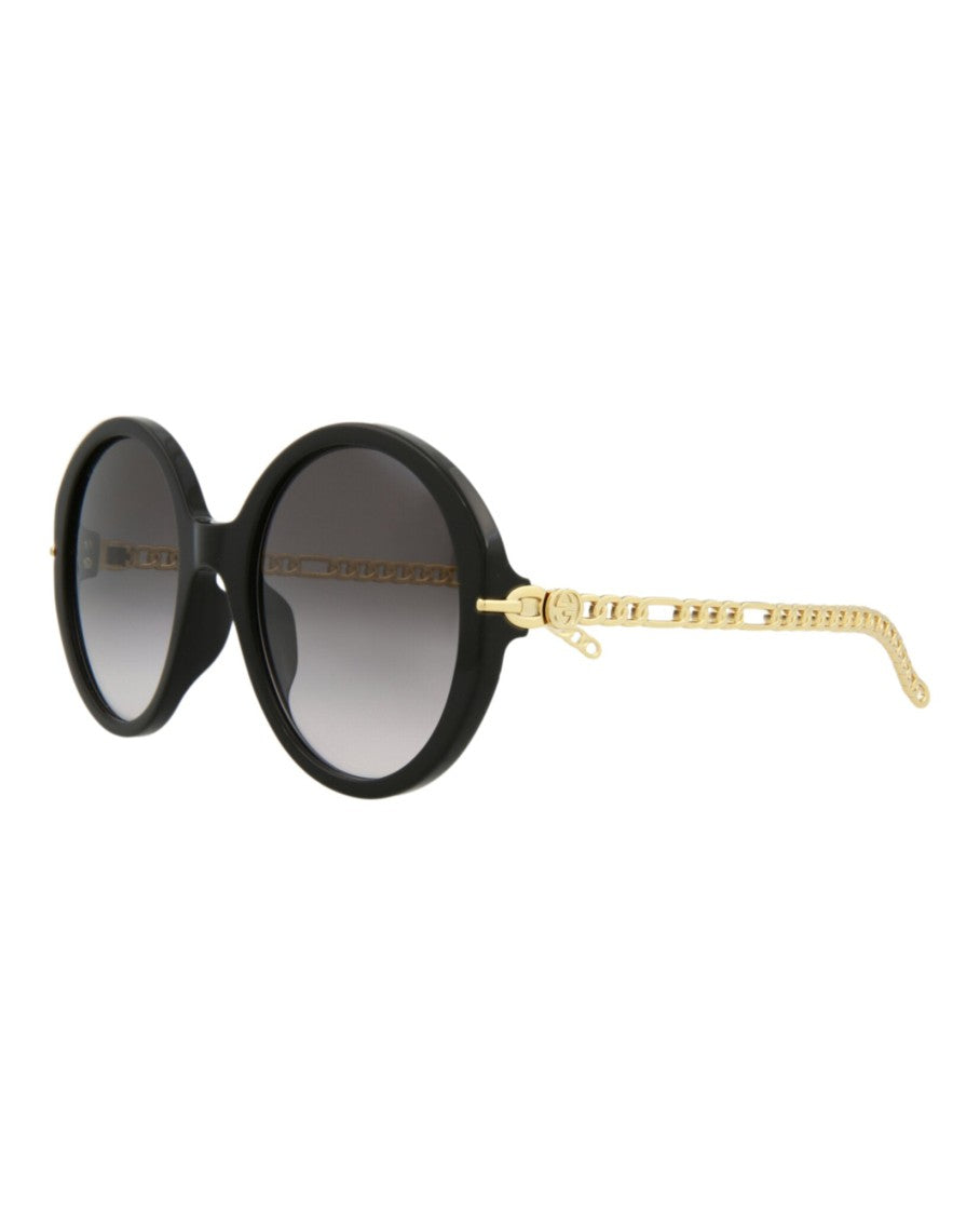 Gucci Oval-Frame Acetate Sunglasses