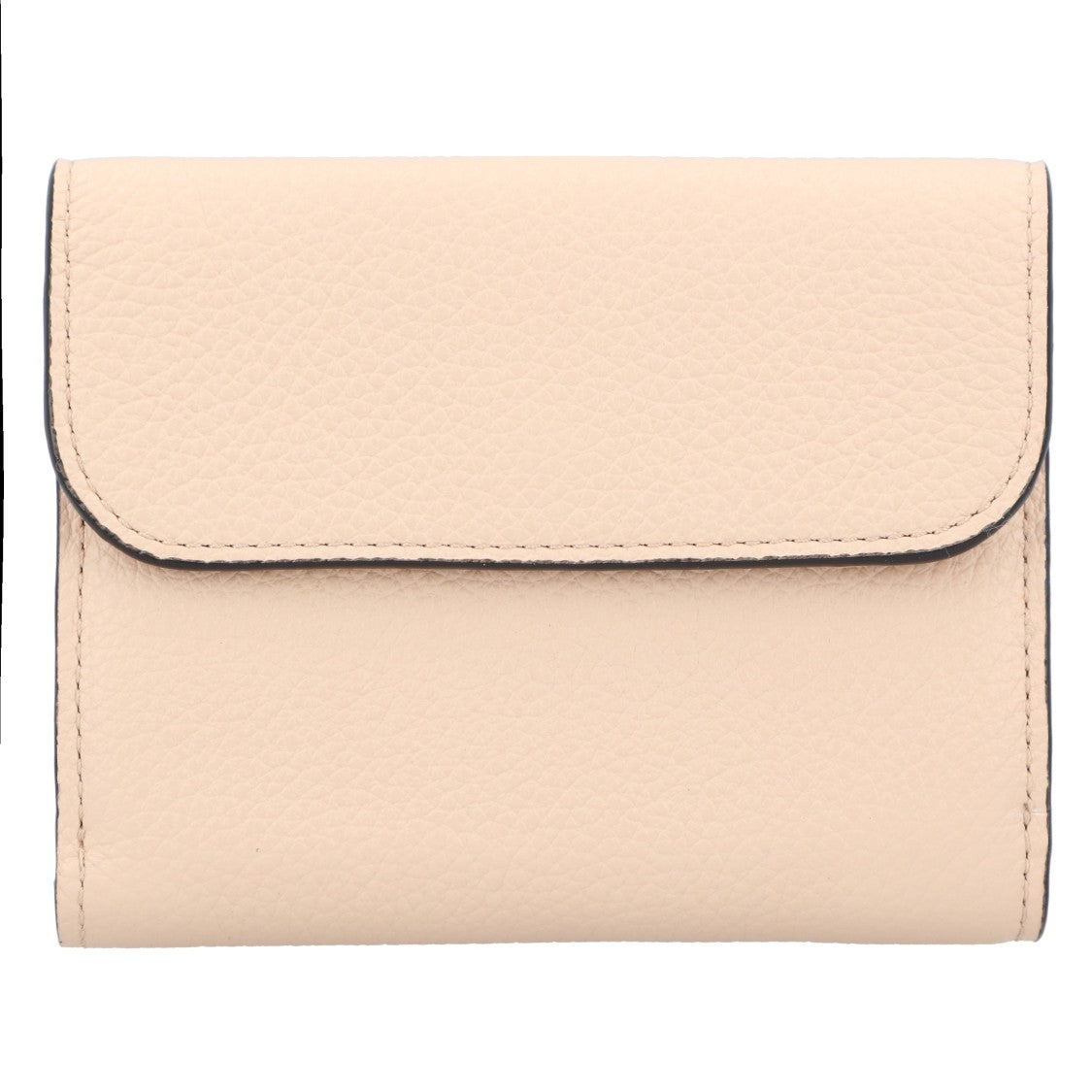 Chloé Tri-Fold Wallet Alphabet Beige