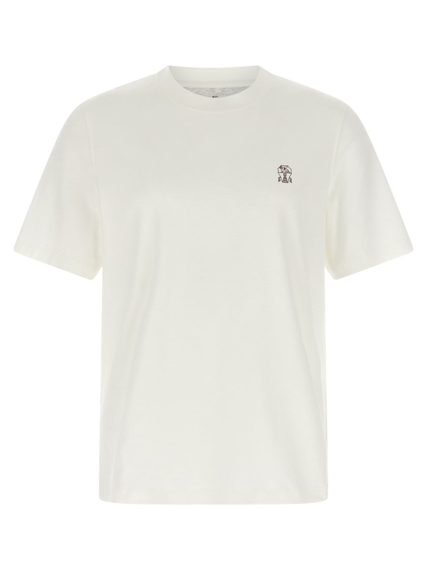 Brunello Cucinelli Logo Print T-Shirt