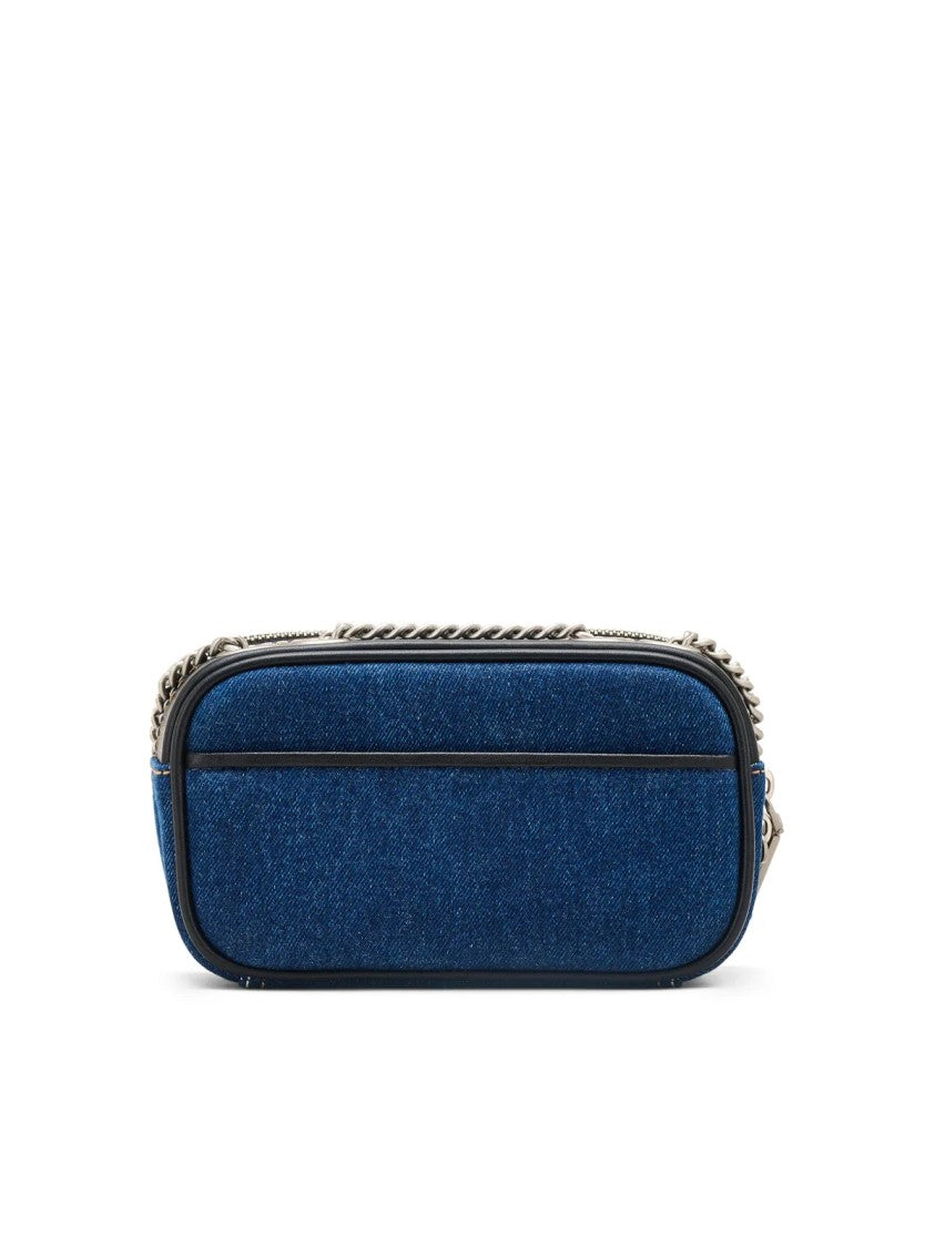Marc Jacobs The Denim Chain Snapshot Shoulder Bag