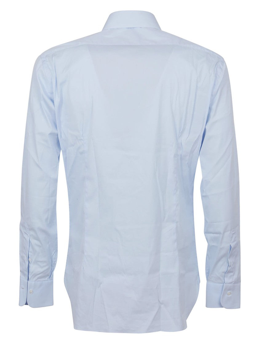 Buonamassa Long-Sleeve Tailored Shirt With Pointed Collar
