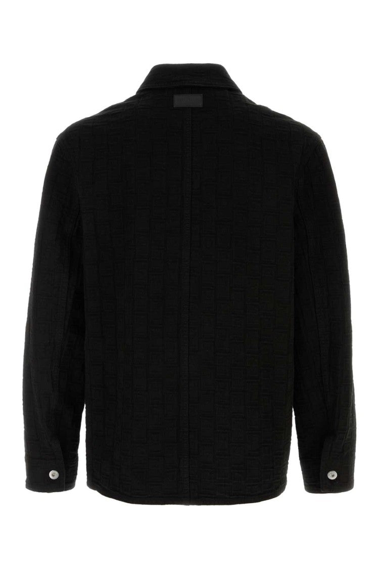 Salvatore Ferragamo Black Denim Shirt