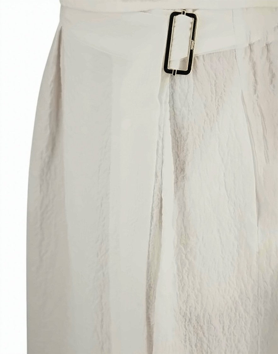 Herno Mmlrane Cotton Blend Flared Skirt