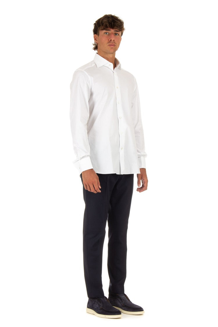 Zegna Trofeo Cufflink Cotton Shirt