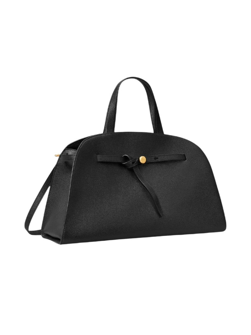 Tory Burch Romy Bauletto Pebbled Leather Bauletto