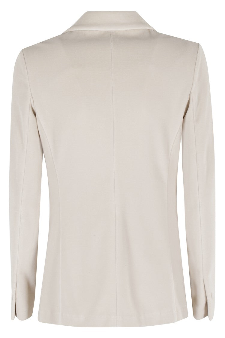 Circolo 1901 Slim Long Jacket With Reverse Neckline