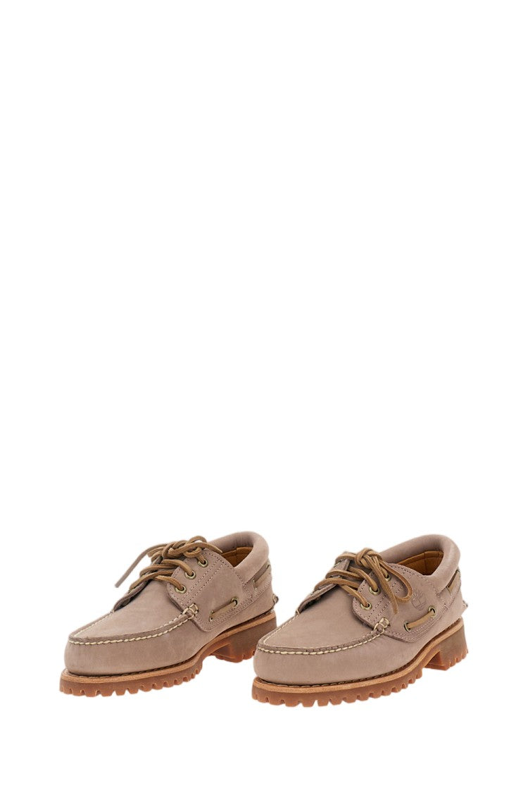 Timberland 360° Laced Premium Leather Boat Shoes With Hand-Stitched Detail