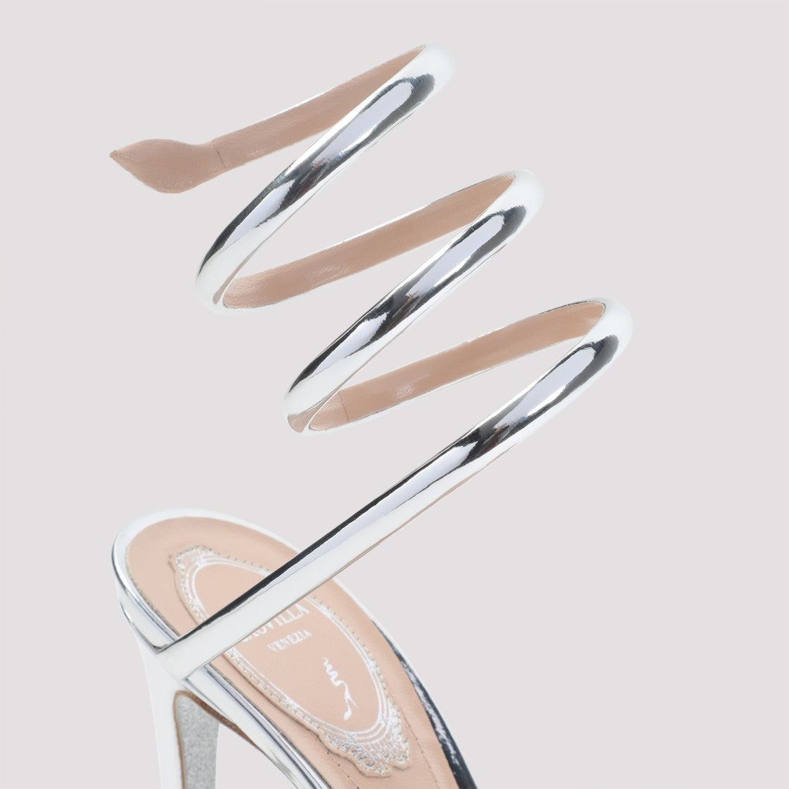 René Caovilla René Caovilla Mirror Snake Sandals