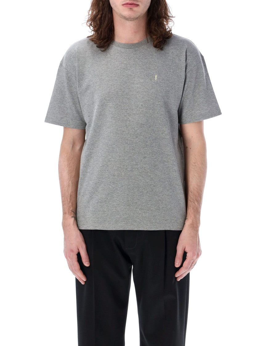 Saint Laurent Classic Crewneck Piquet T-Shirt