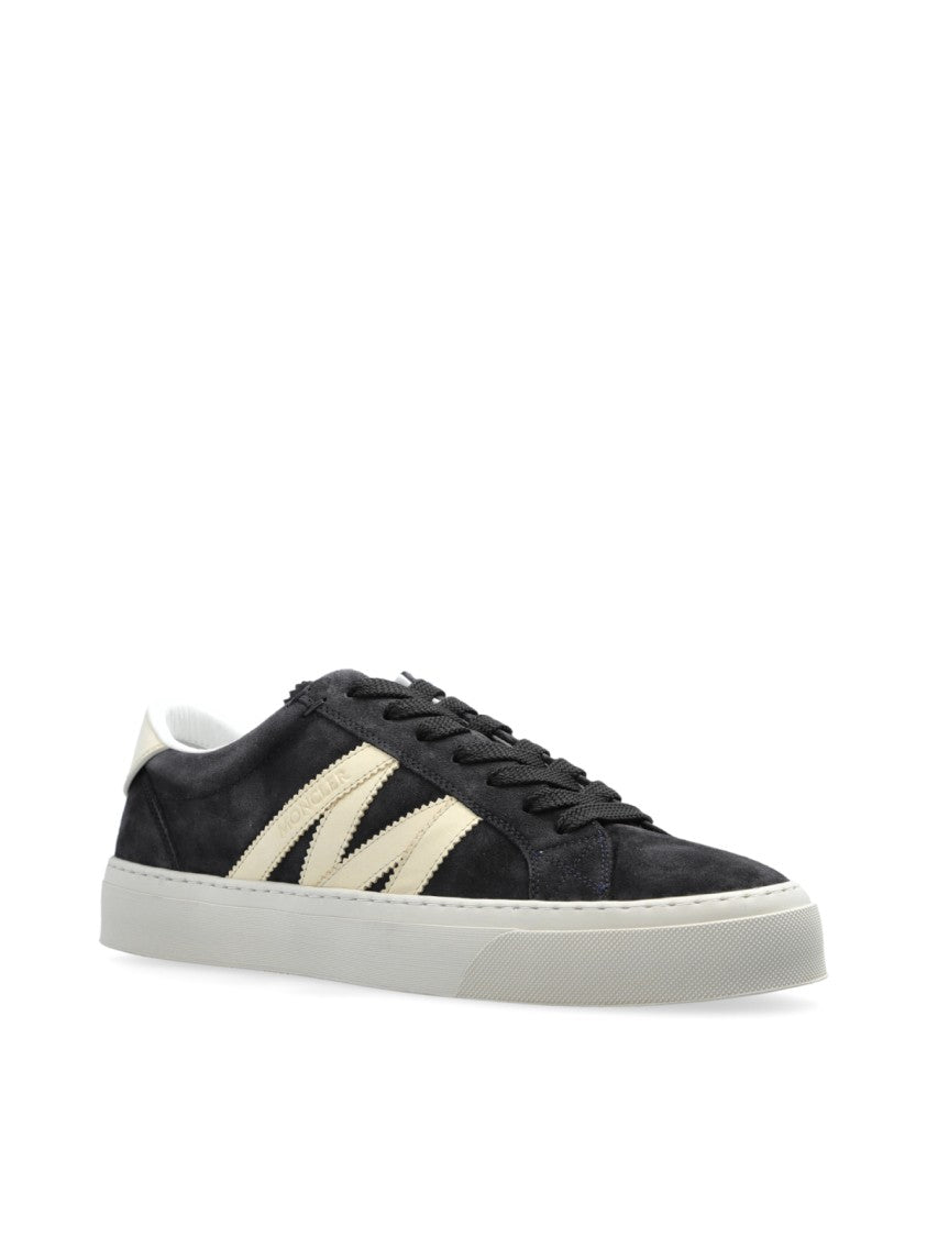 Moncler Monaco Logo Low-Top Sneakers
