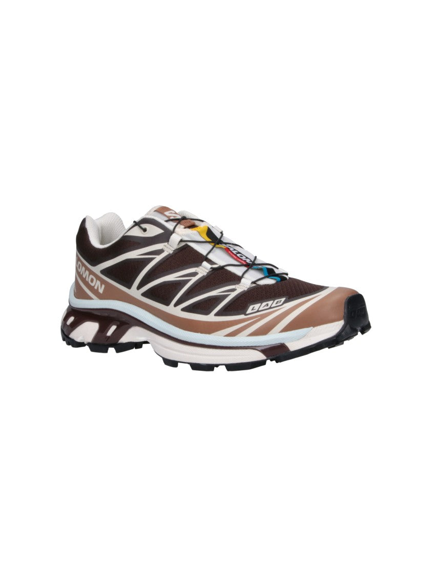 Salomon Multicolor Fabric Sneakers With Quicklace™ Closure And Textured Rubber Sole