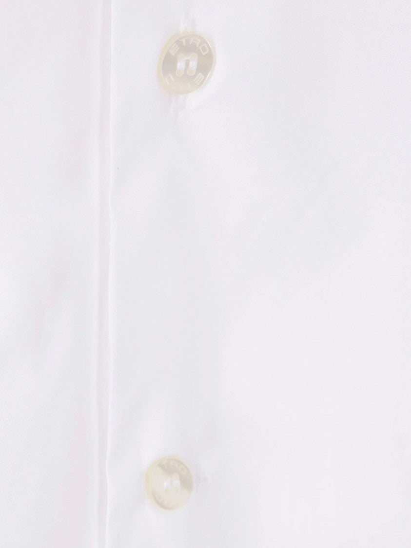 Etro Roma Logo Black Pegasus Cotton Shirt