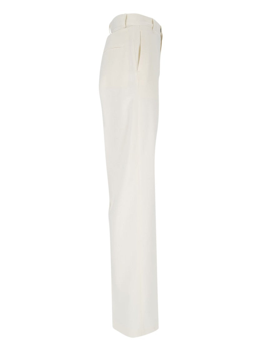 Mm6 By Maison Margiela Straight Trousers – White
