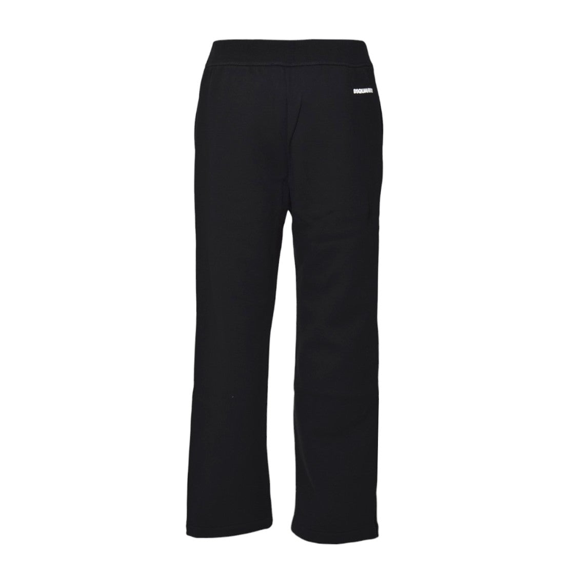Dsquared2 Straight-Leg Black Trousers With Minimalist Design