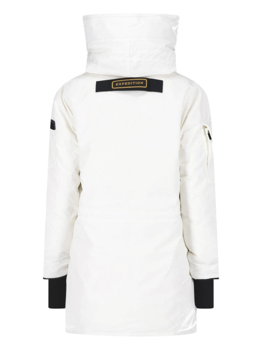 Canada Goose White Expedition Arctic Tech Waterproof Parka