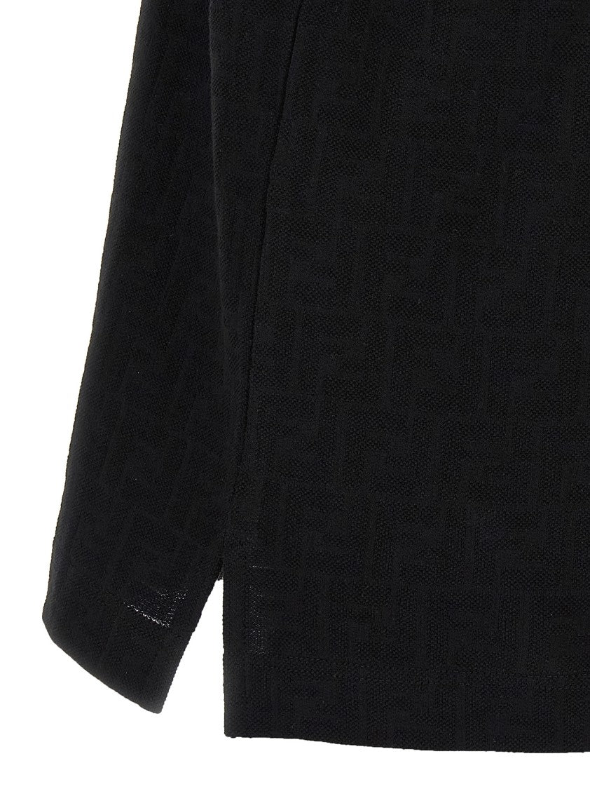 Fendi Ff Jacquard Polo Shirt