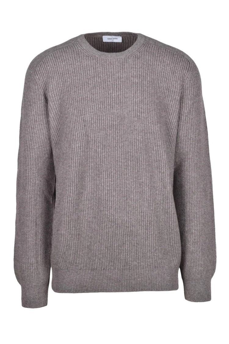 Gran Sasso Gran Sasso Ribbed Sweater - Brown