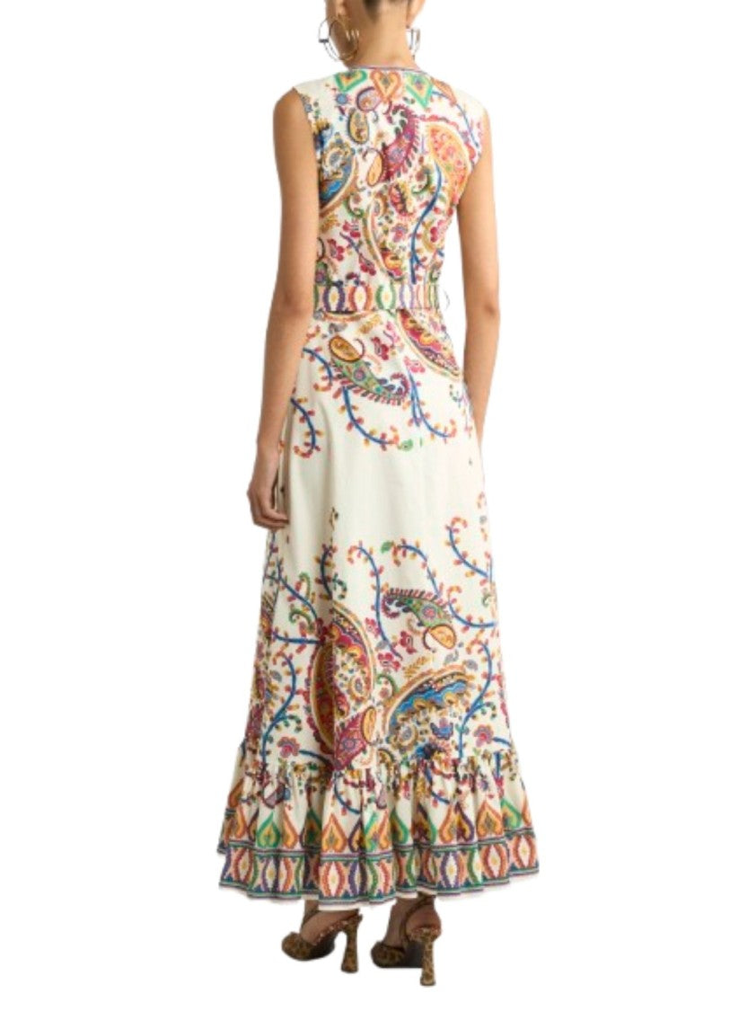 Etro Fit-And-Flare Maxi Dress With Floral