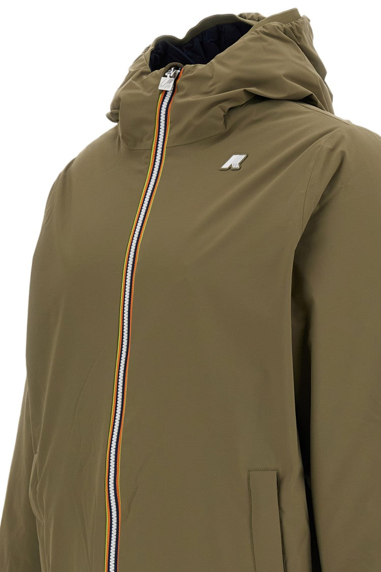 K-Way Green Jacob Warm Reversible Down Jacket