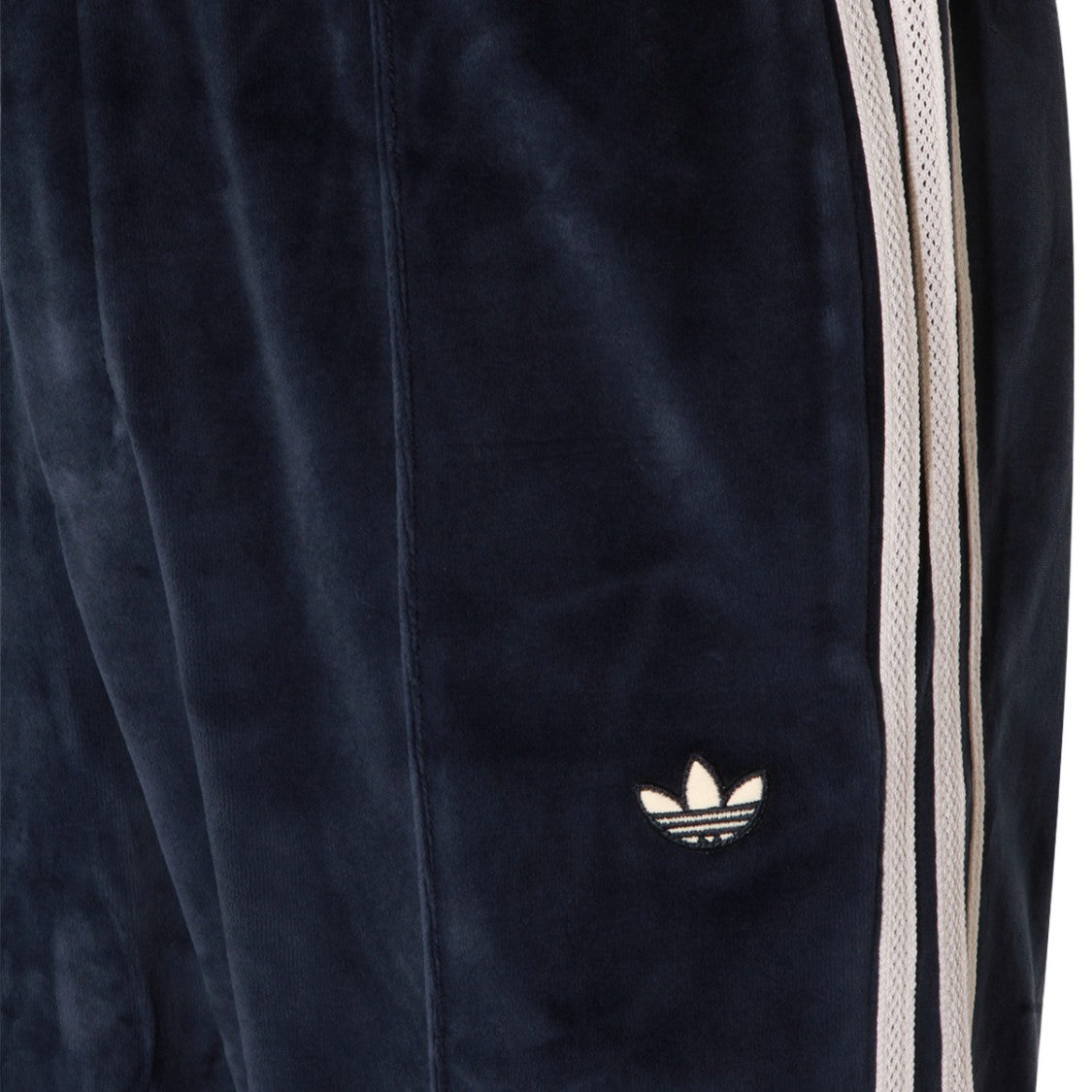 Adidas By Wales Bonner Straight-Leg Trousers In Dark Velvety Fabric