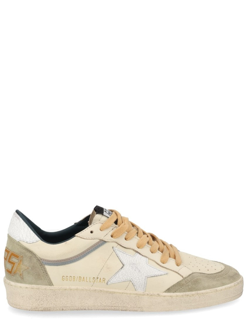 Golden Goose Ball Star Suede Overlays Sneakers