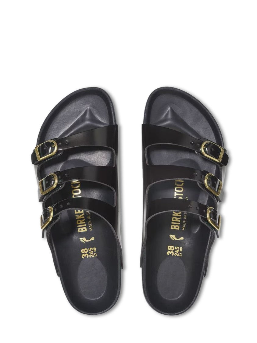 Birkenstock Adjustable Buckle Sandals With Contoured Footbed