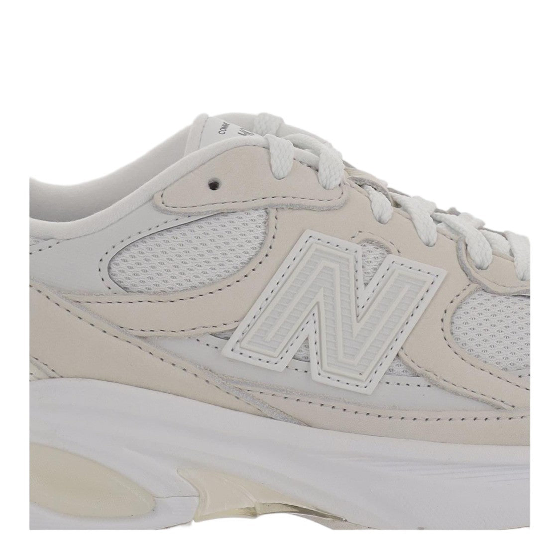 Homme X New Balance Panel Design Sneakers With Prominent 'N' Detail And Rubber Sole