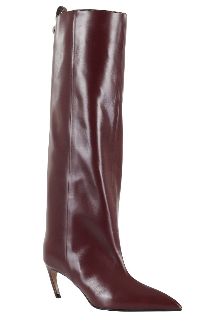 The Attico Lea Knee-High Leather Boot