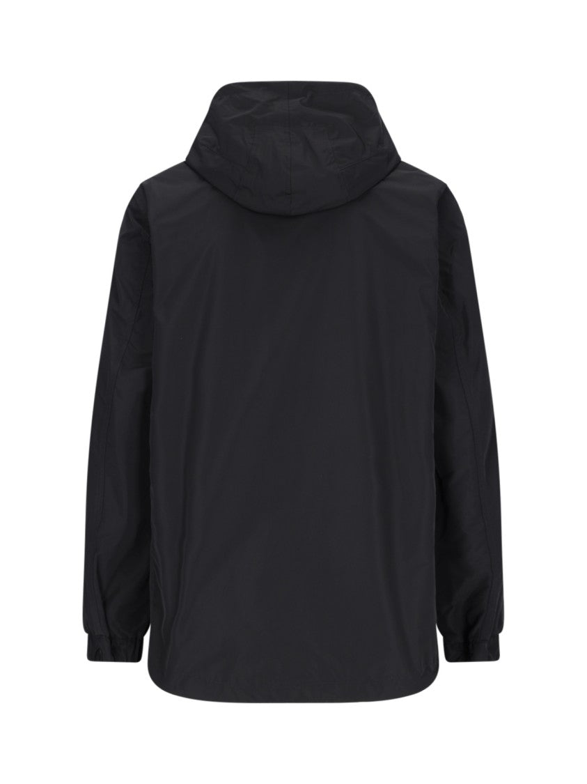 Burberry Reversible Hooded Jacket – Black/Beige