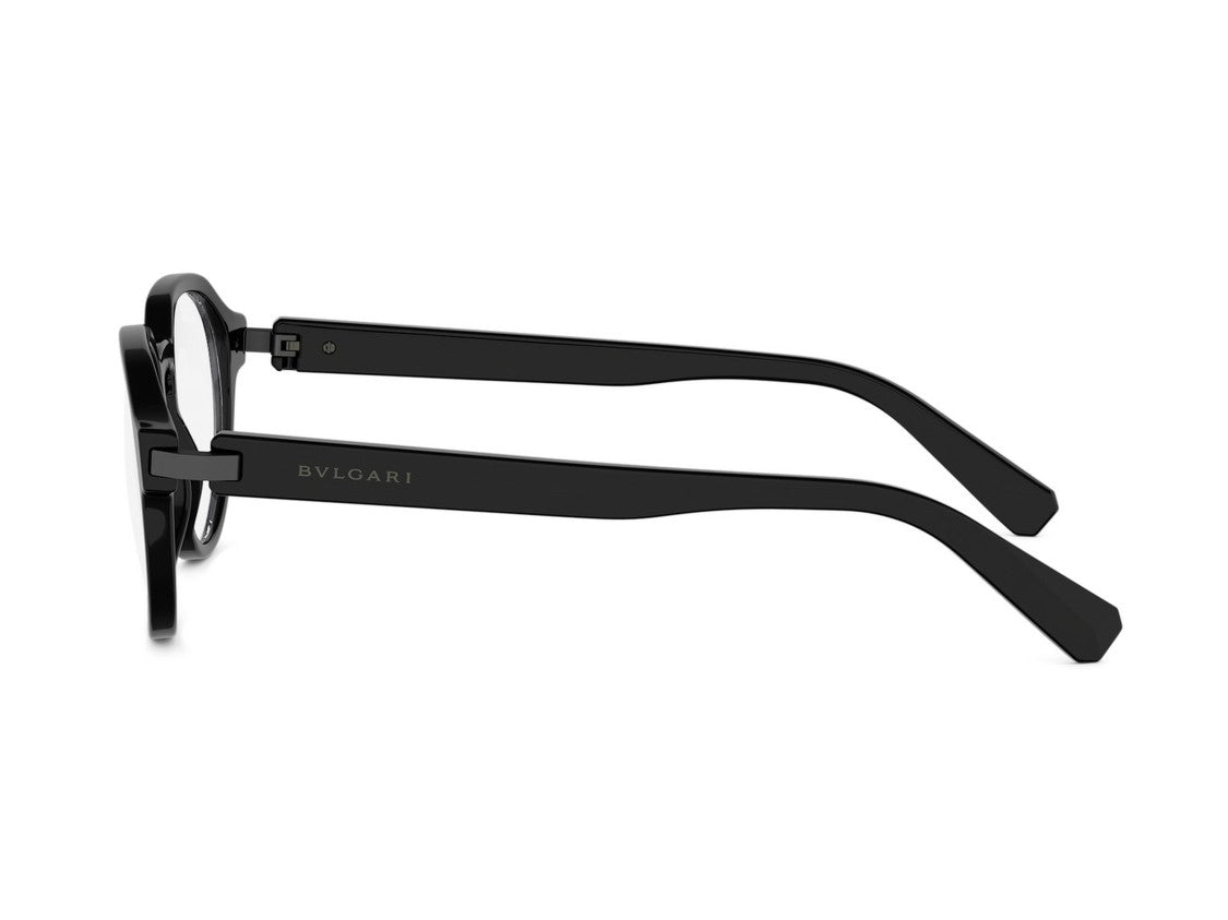 Bulgari Bv50079i Double Bridge Bold Round Eyeglasses