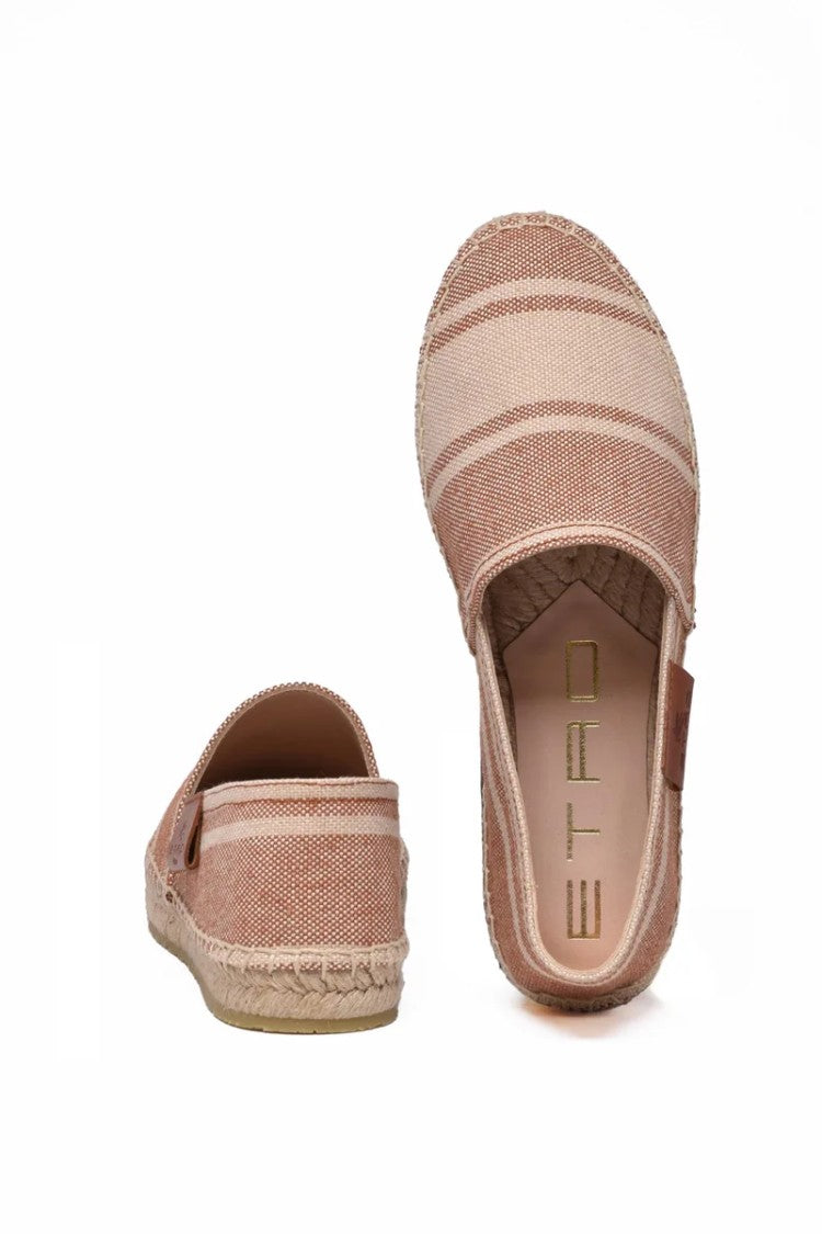 Etro Rope Espadrilles - Beige/Red
