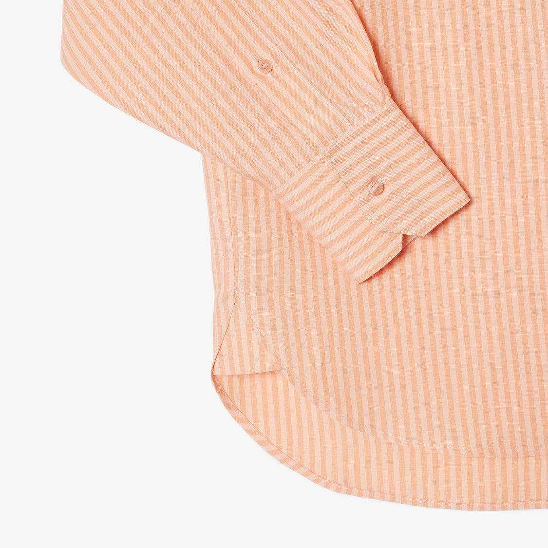 Lacoste Vertical Stripe Long-Sleeved Shirt With Classic Collar