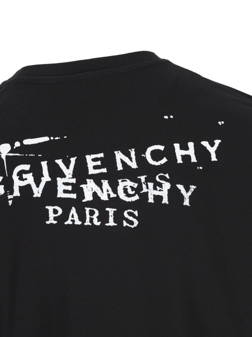 Givenchy Black Silk And Nylon Ribbed Top