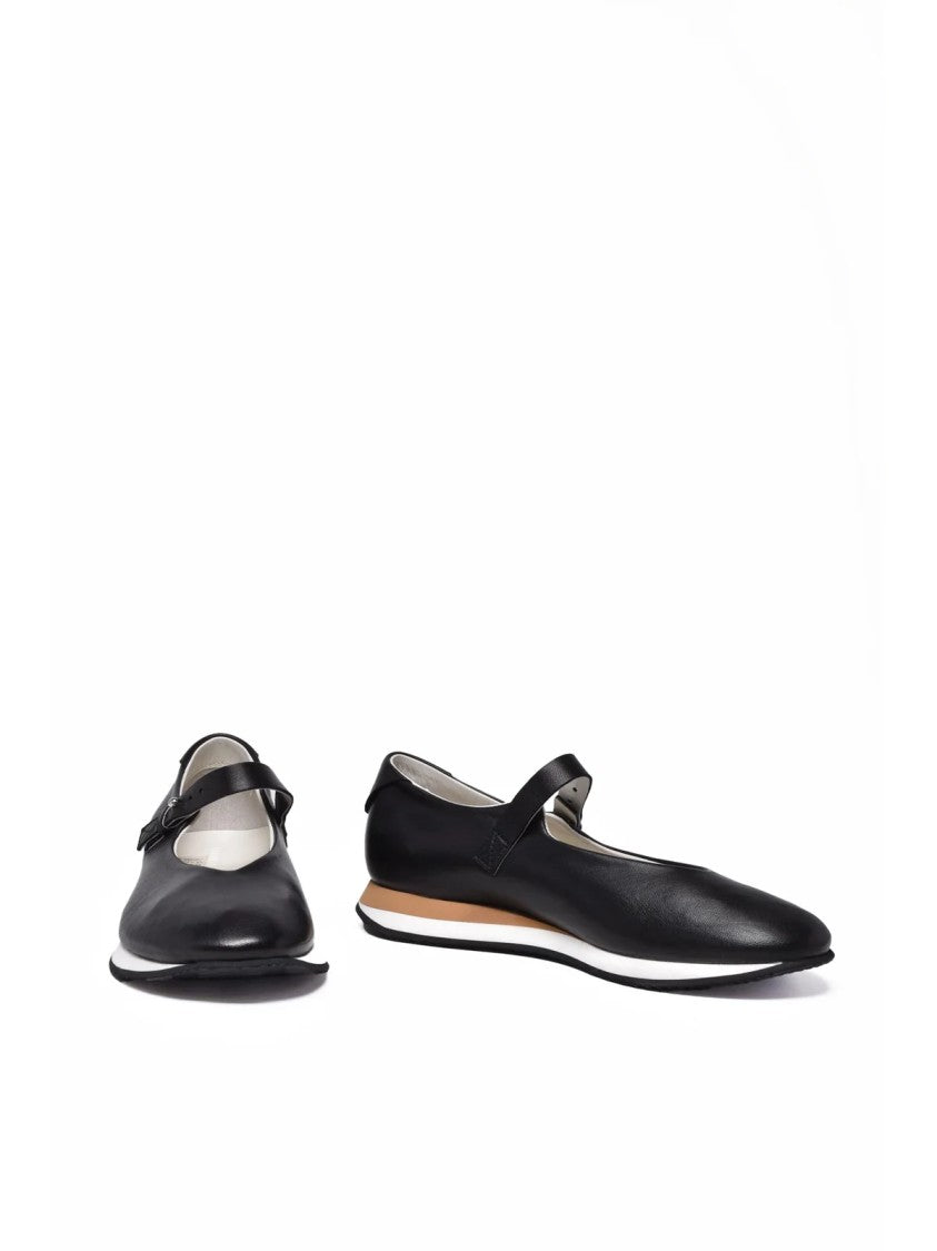 Off Play Black Layered Sole Suede Dance Shoes