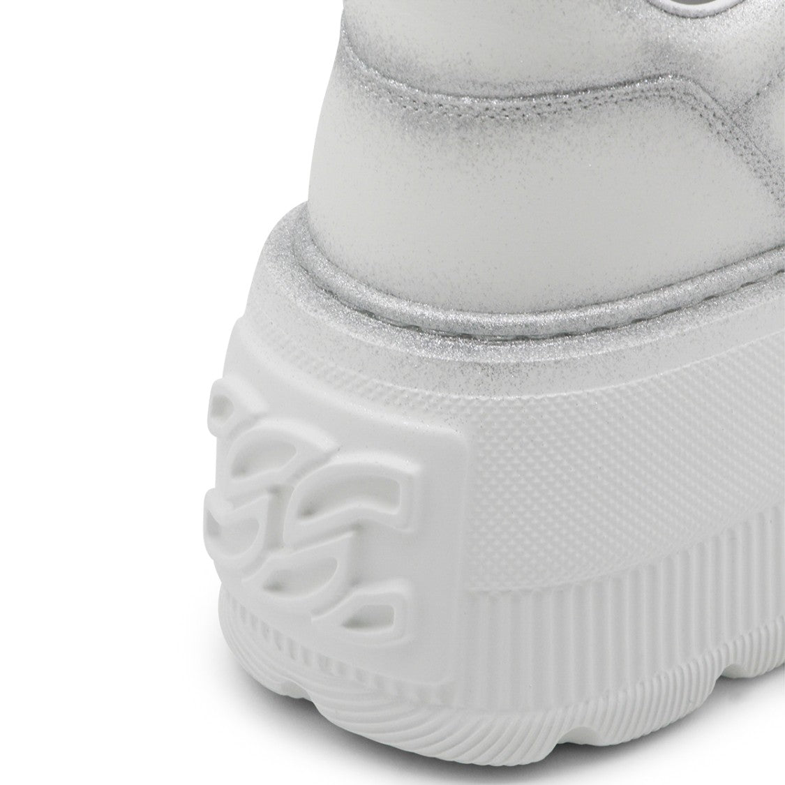 Casadei White Leather Platform Sneakers