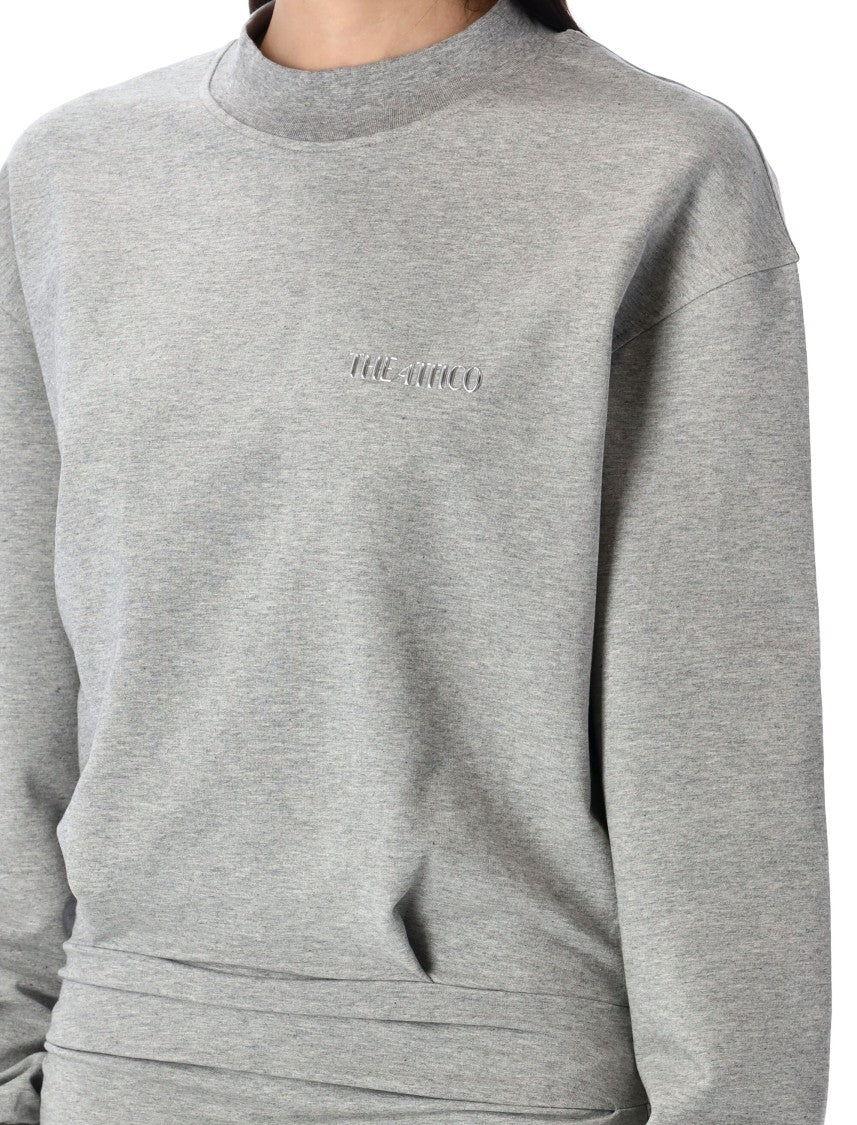 The Attico Fleece Mini Dress