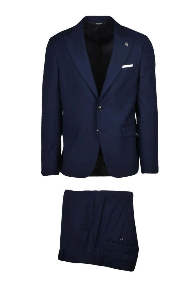 Daniele Alessandrini Men's Suit - Blue